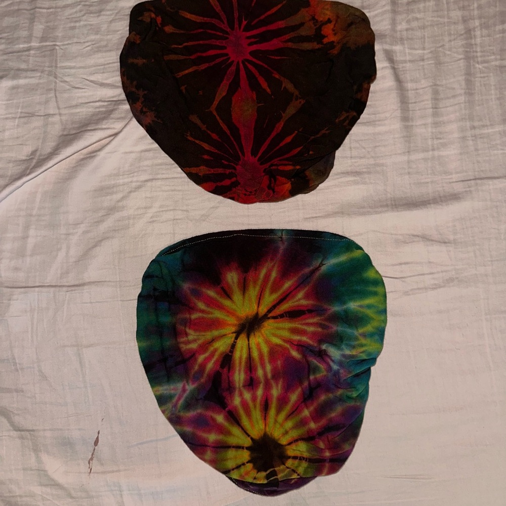 Colorful Tie-Dye Bandana Tops